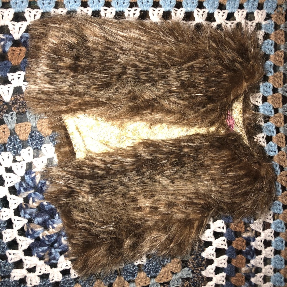 Faux Fur Toddler Vest